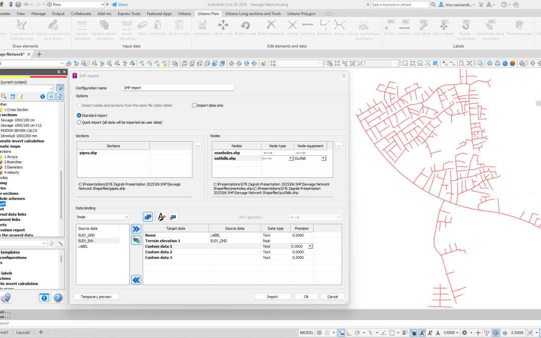 Complete Shapefile Import–Export Workflow in Urbano